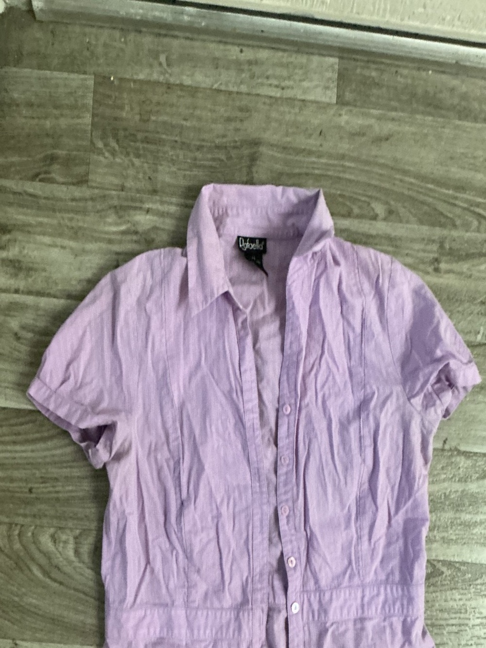 Purple cotton Rafaela vintage blouse Y2K.